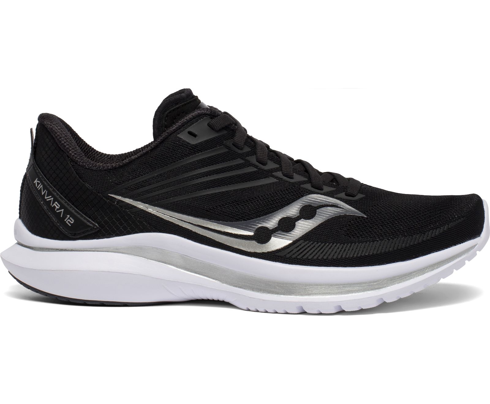 Tenis Para Correr Saucony Kinvara 12 Mujer Negros Plateados | México 168SGLO